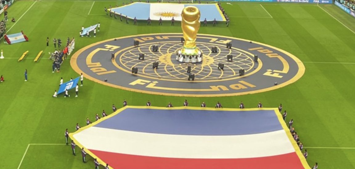 FIFA World Cup Qatar 2022 final ceremony on the pitch